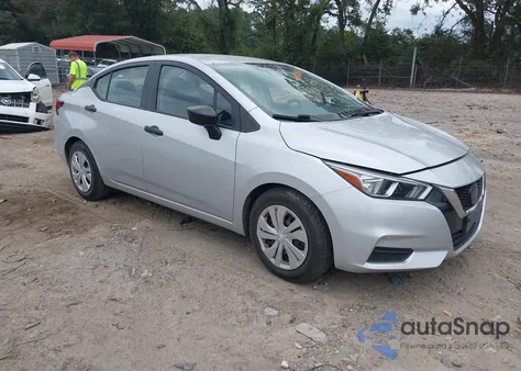 2020 Nissan Versa S Xtronic Cvt z USA, uszkodzony, nr VIN 3N1CN8DV7LL818130